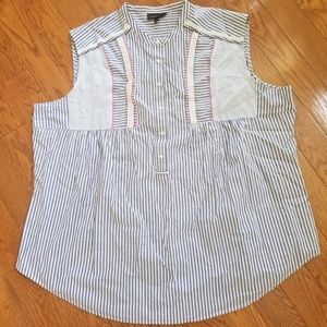 Lane Bryant Sleeveless Tunic Top Size 26